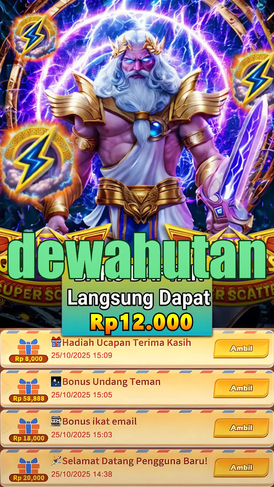 dewahutan Tangkapan Layar - APK Resmi